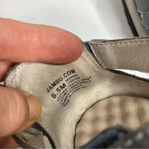 Jambu‎ Sedona sandals blue orthotic comfort sandals size 6.5 - Picture 4 of 8